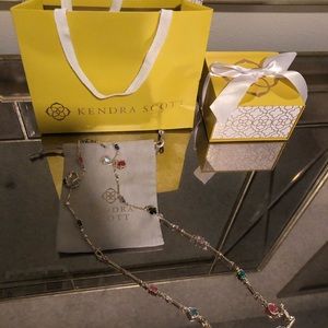 Kendra Scott Yazmin necklace multi jewel color